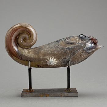 CLAES UVESTEN, glas, signerad och daterad 1996.