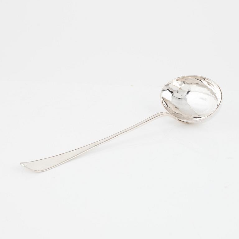 A Swedish Silver Ladle, mark of Anders Castman, Eksjö 1799.