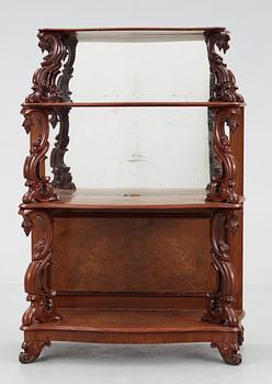 ETAGERE, nyrokoko, 1800-talets mitt.