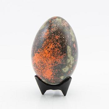 Hans Hedberg, skulptur, fajans, ägg, Biot, Frankrike.