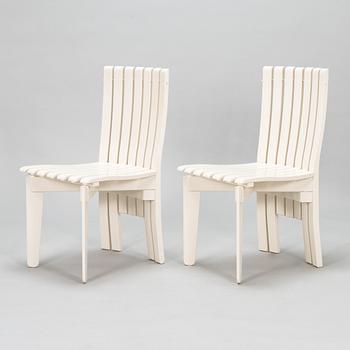 Alvar Aalto and Aino Aalto, a 5-piece 'Aurinko' (Sun-series) garden furniture suite for Artek 2008.