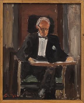 GUSTAF SJÖÖ, olja på duk, signerad och daterad.