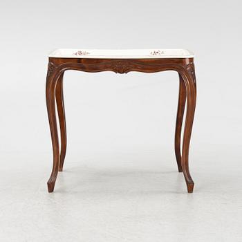 A Rococo style tea table, Gefle, signed Eugen Trost, 1956.
