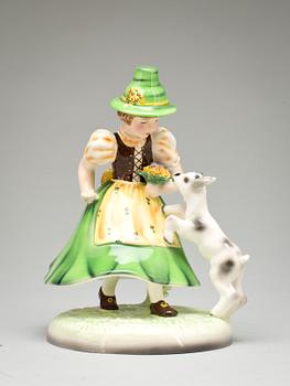 FIGURIN, porslin, Goldscheider, 1900-talets första hälft.