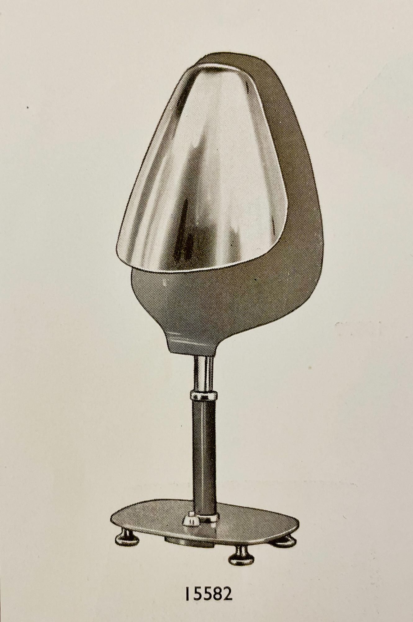 Harald Notini, a rare table lamp model "15582", Arvid Böhlmarks Lampfabrik, Stockholm, 1950s.