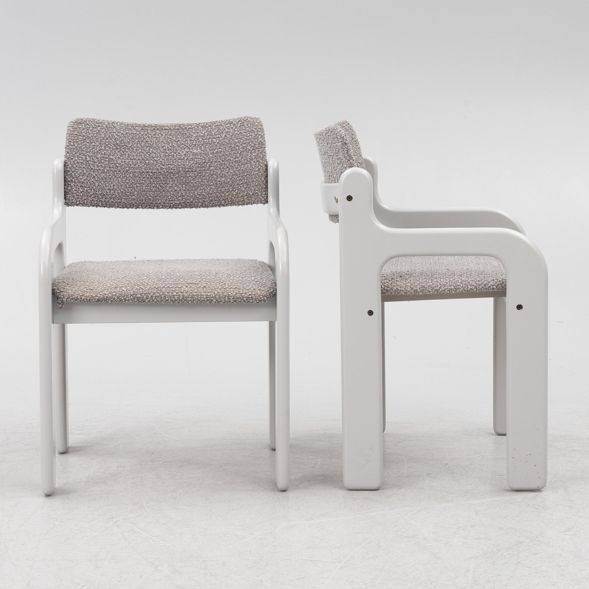 Eero Aarnio, matgrupp, 5 delar, "Flamingo", Asko, Finland, 1970-tal.