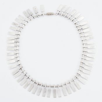 Inga-Britt "Ibe" Dahlquist, a sterlings silver necklace, Visby 1965.