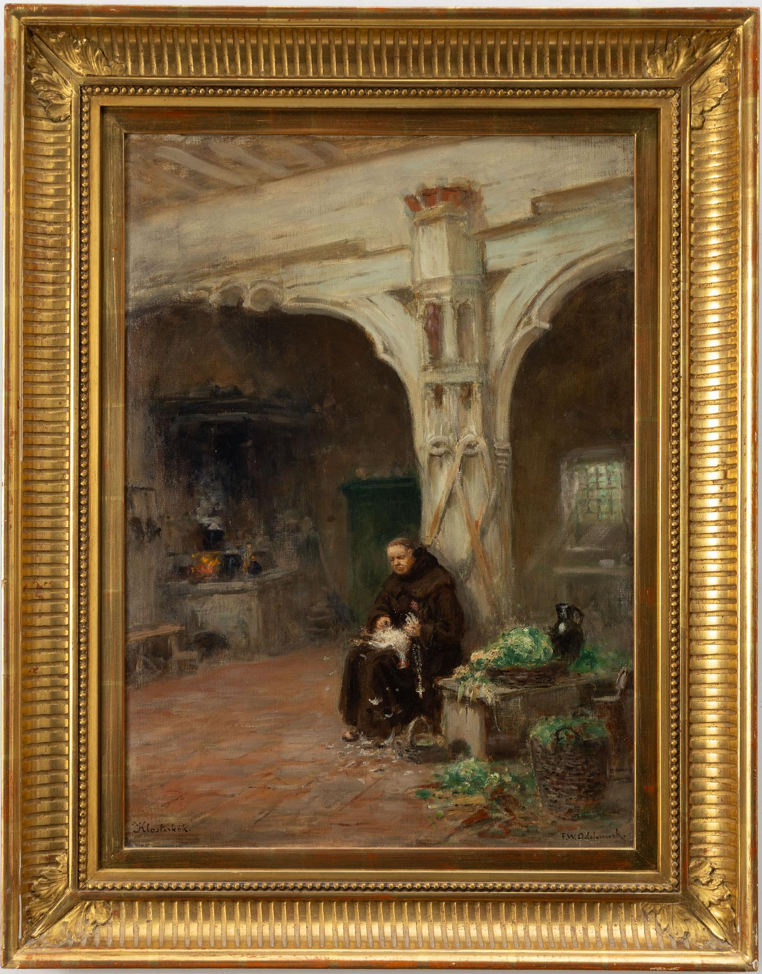 Frans Wilhelm Odelmark, 'Klosterkök (Monastery kitchen)'.