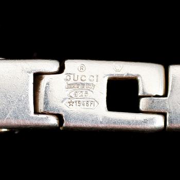 ARMBAND, silver, Gucci. Vikt ca 24 gram.