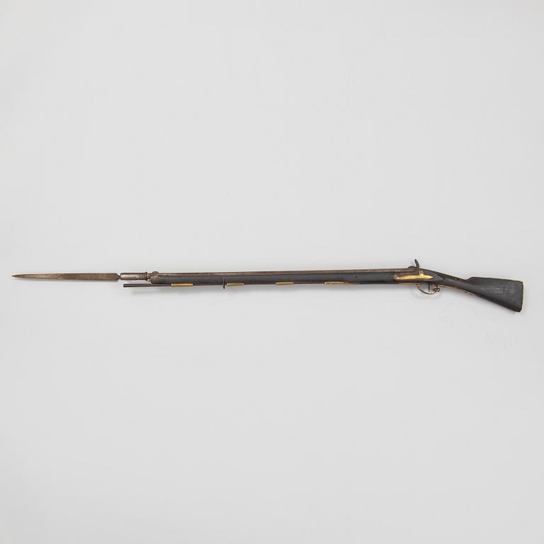 SLAGLÅSGEVÄR norskt, reparationmodell 1774-1857.