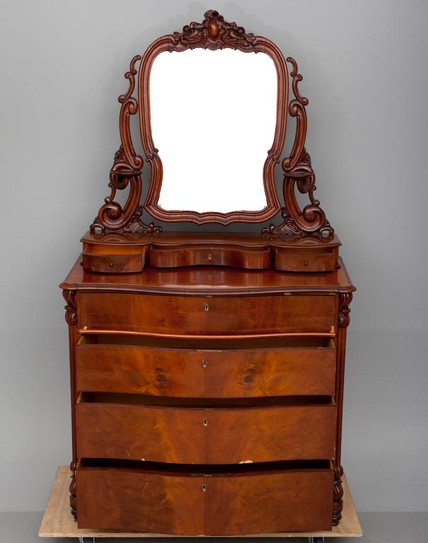 TOALETTBORD, nyrokoko, 1800-talets slut.