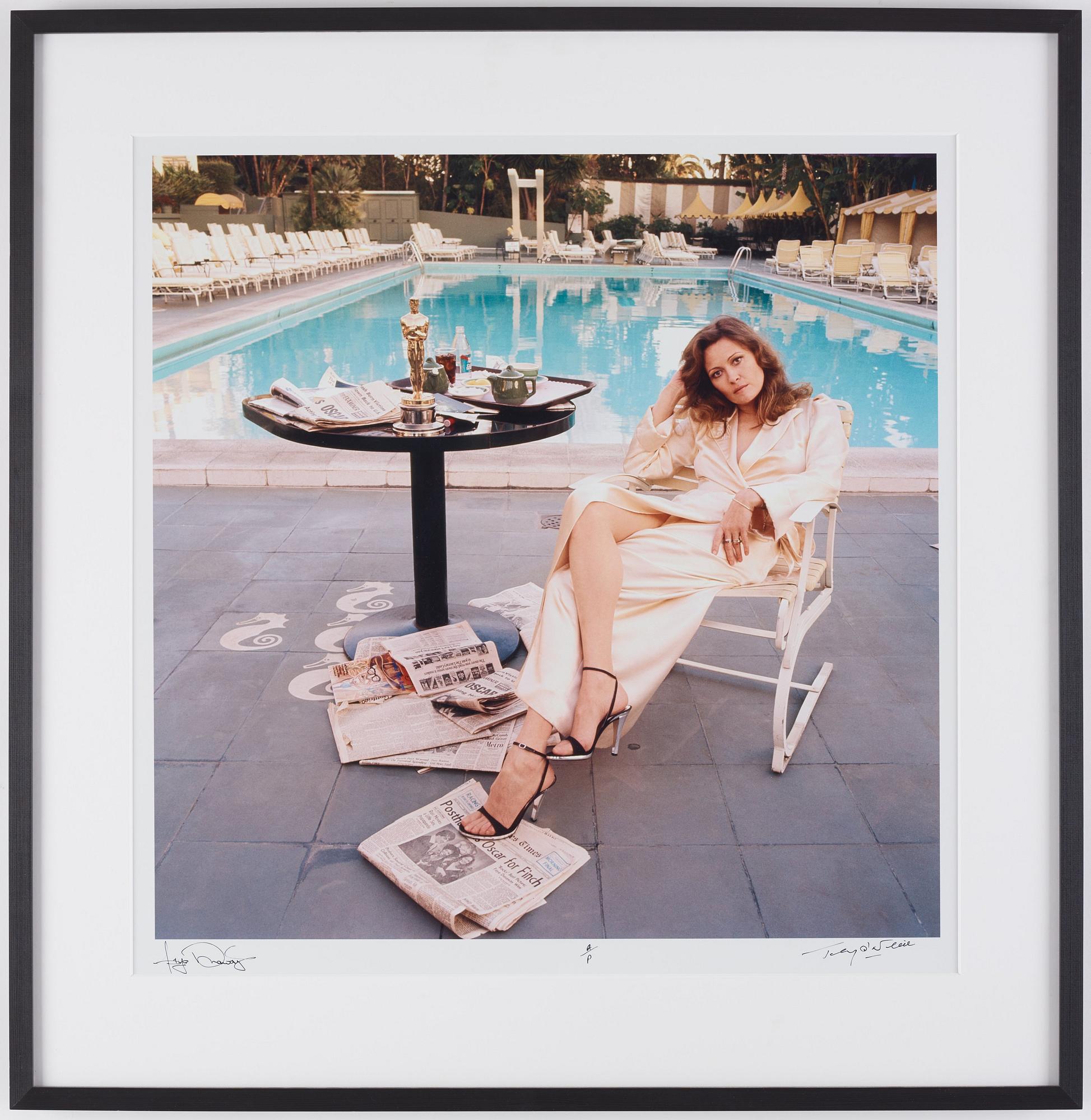 Terry O'Neill, "Faye Dunaway, Hollywood, 1977".