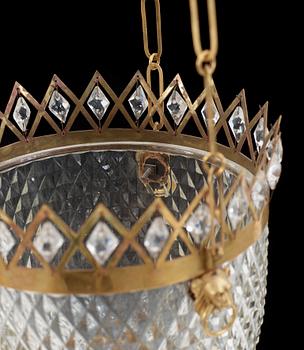 TAKAMPEL, empire, 1800-talets första hälft. Höjd ca 75cm.