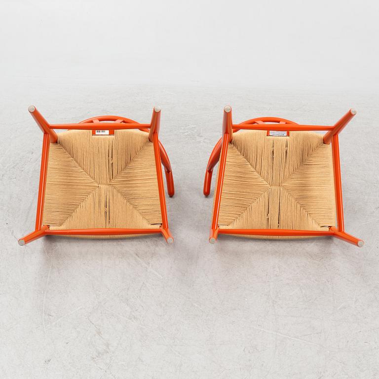 Hans J. Wegner, chairs, a pair, model CH-24/"The Y-chair", Carl Hansen & Son, Denmark.
