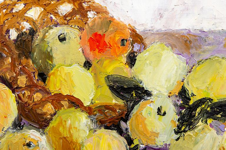 Bente Bjerregaard, oil on canvas signed and dated 2007.