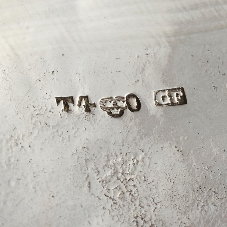DOSOR, 7 st, silver, 1800-tal respektive 1900-tal. Vikt 325 g.