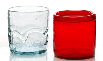 Erik Höglund · VASER / VINKYLARE, 2 st, glas, bl a Erik Höglund.
