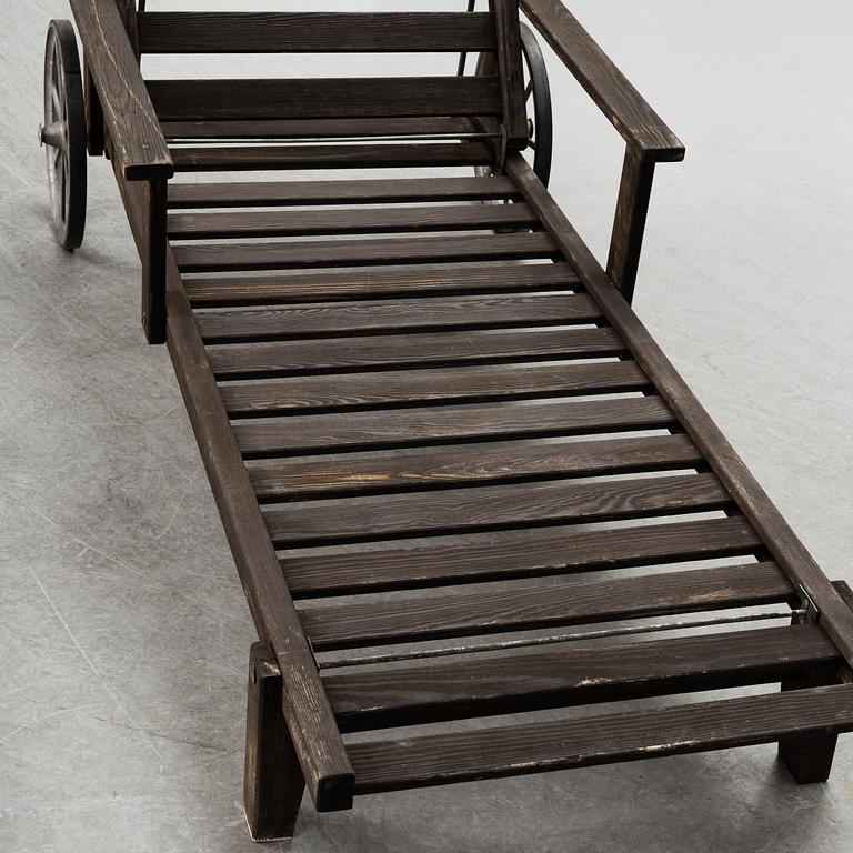 ELSA STACKELBERG, däckstol/vilstol, Fri Form, 1900-talets andra hälft.