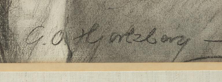 Olle Hjortzberg, Pencil study.