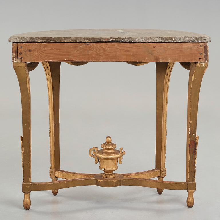 KONSOLBORD, gustavianskt stockholmsarbete, 1700-talets slut.