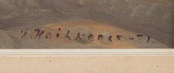 Paavo Kaikkonen, oil on canvas, signed and dated -71.