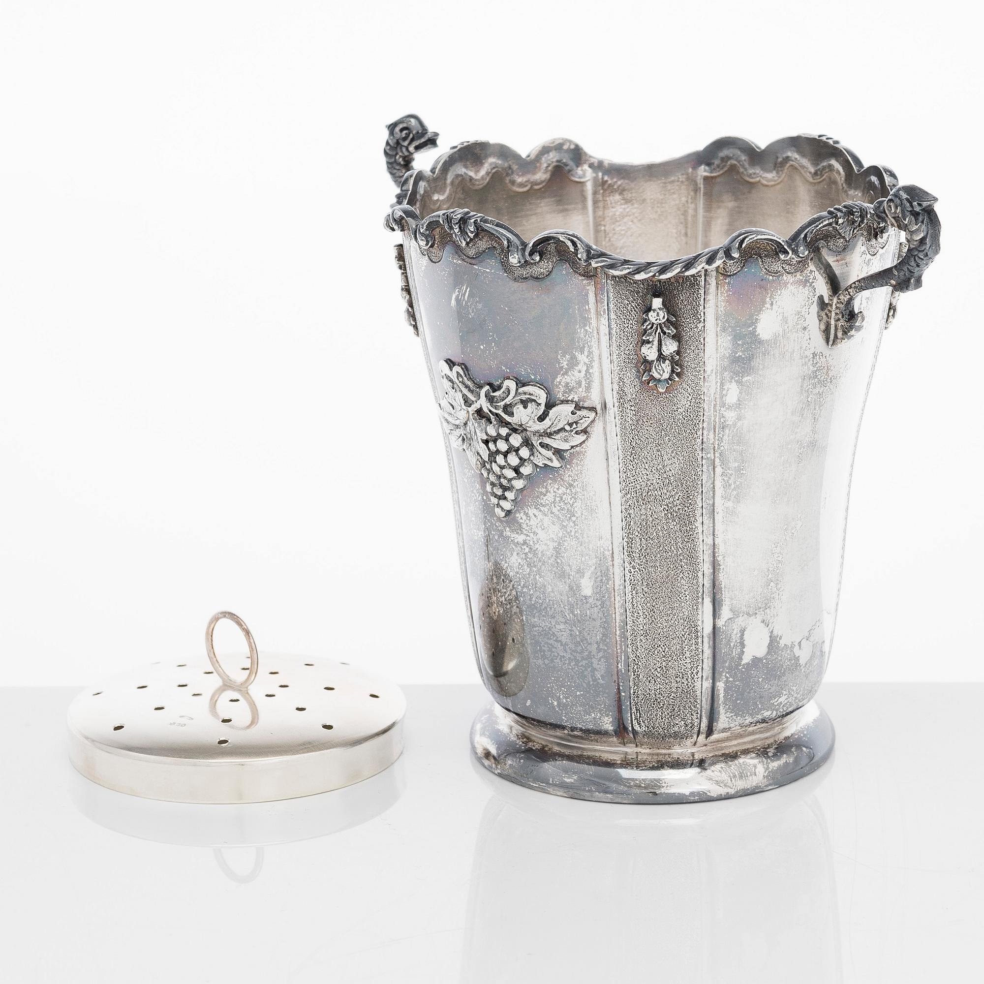 Ishink, silver, Milano, Italien 1900-talets senare hälft.