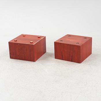 Jan Bocan, a pair modules with drawers, 1970s.