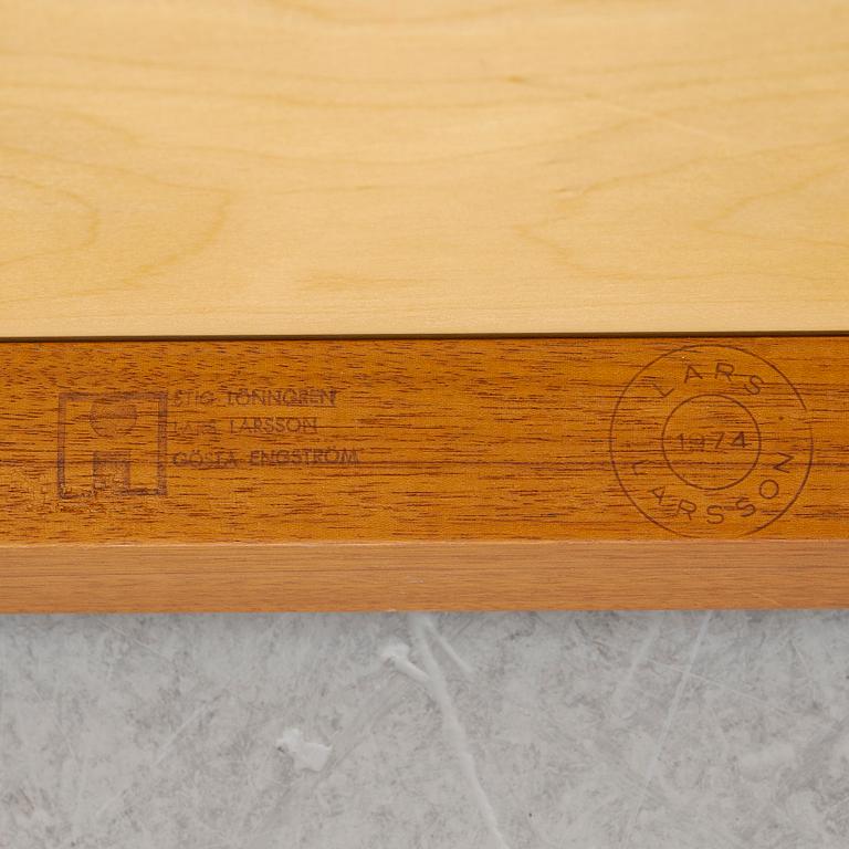 Stig Lönngren, a sofa, cabinetmaker Lars Larsson, HI-group, Stockholm, 1974.