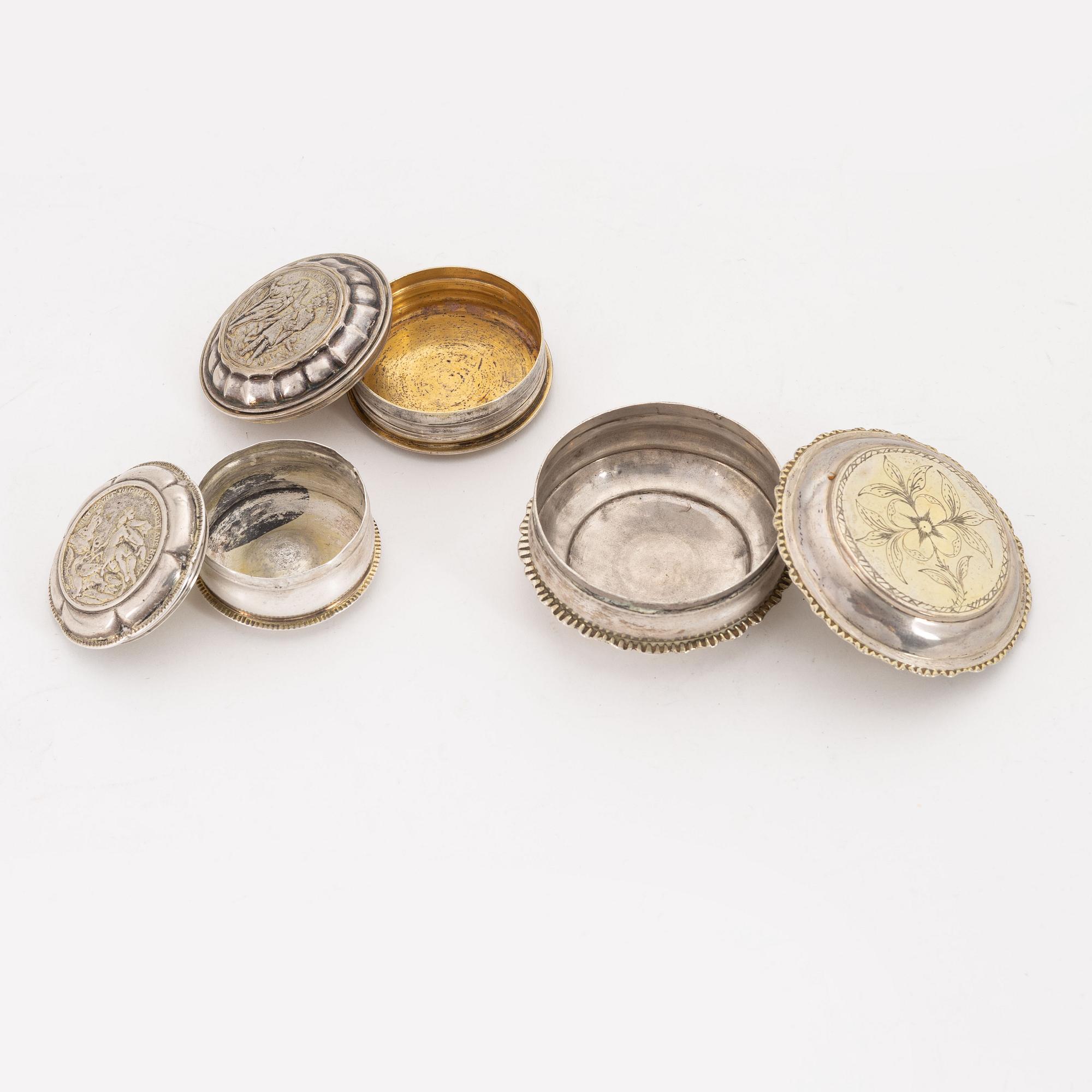 Kyrkdosor, 3st, 17/1800-tal.