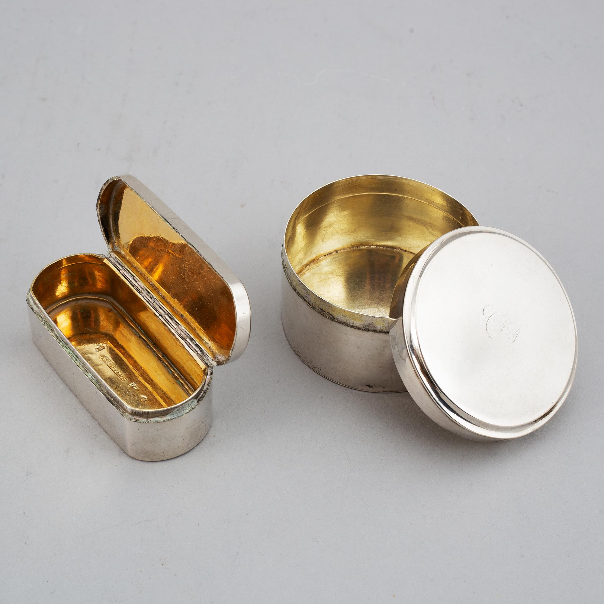 DOSOR 1 +1 silver, Johan Malmstedt, Göteborg, Jonas Frohm, Helsingborg 1843.