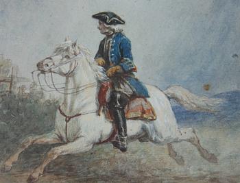 ANDERSSON, NILS, akvarell, sign. Prov; Gustaf Sergel enl a tergo.