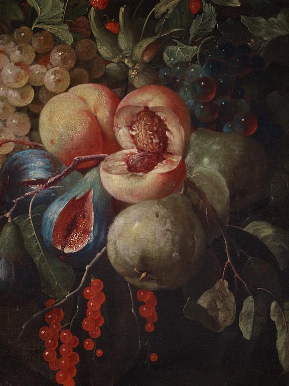 Joris van Son Attributed to, Still life with fruits, a pair.