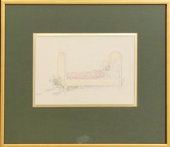 ROBERT HÖGFELDT, 3 mixed media signed.