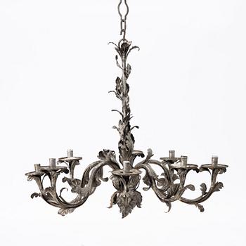 A Rococo style chandelier, France, 20th century.