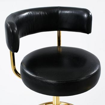 Three "Jupiter", bar stools, deisgned by Börje Johansson for Johanson Design in Markaryd, 20th century.
