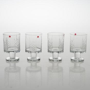 TIMO SARPANEVA, juomalaseja, 12 kpl, "Kalinka" 2106, Iittala.