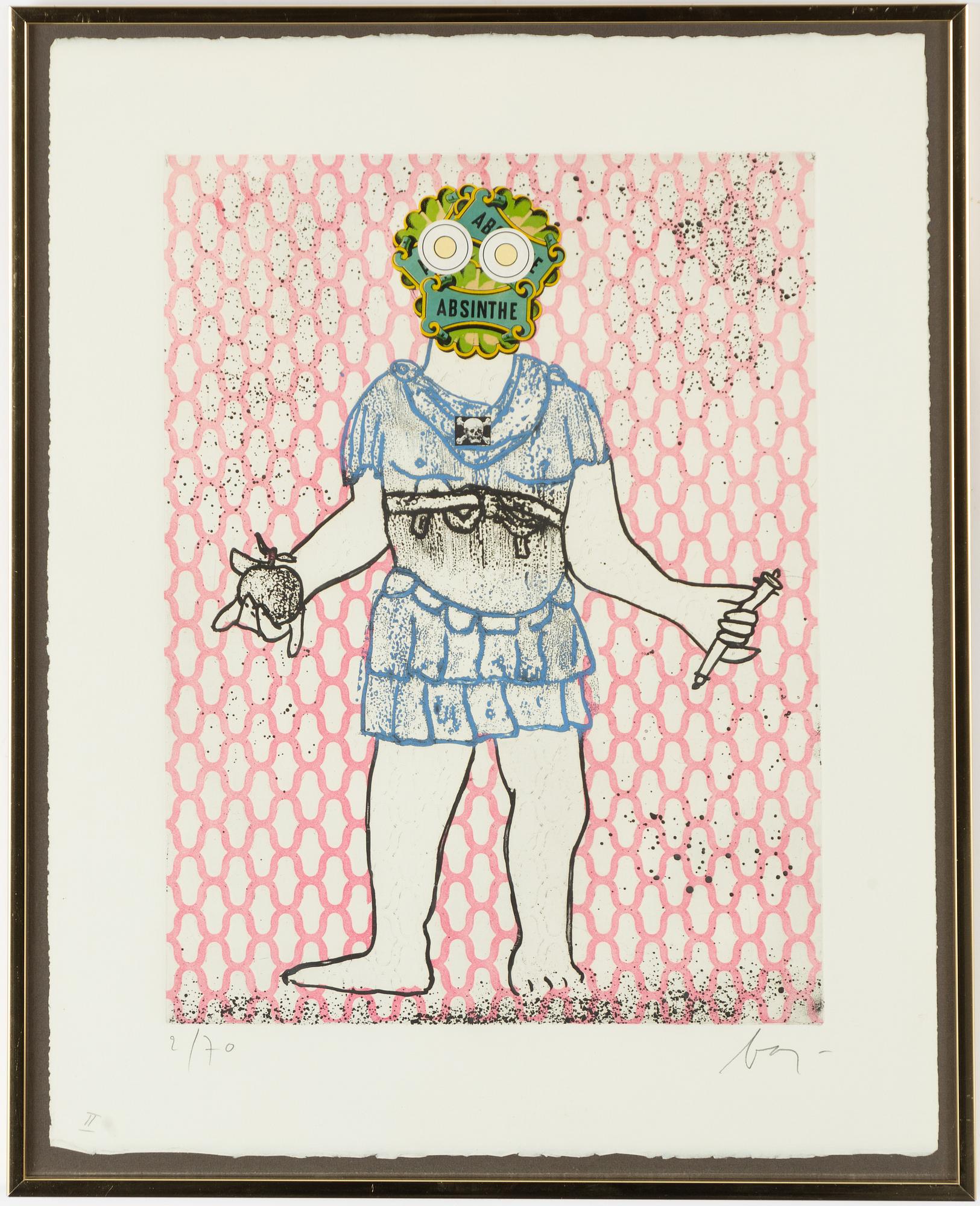 Enrico Baj, "Flavius Valerius Constantinus Chlorus".