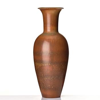 Gunnar Nylund, a mid 20th century stoneware floor vase, Rörstrand, Sweden.