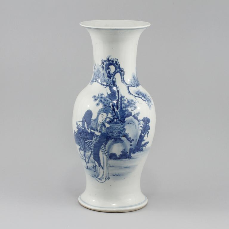 VAS, porslin, Kina, sen Qing, 1800/1900-tal.