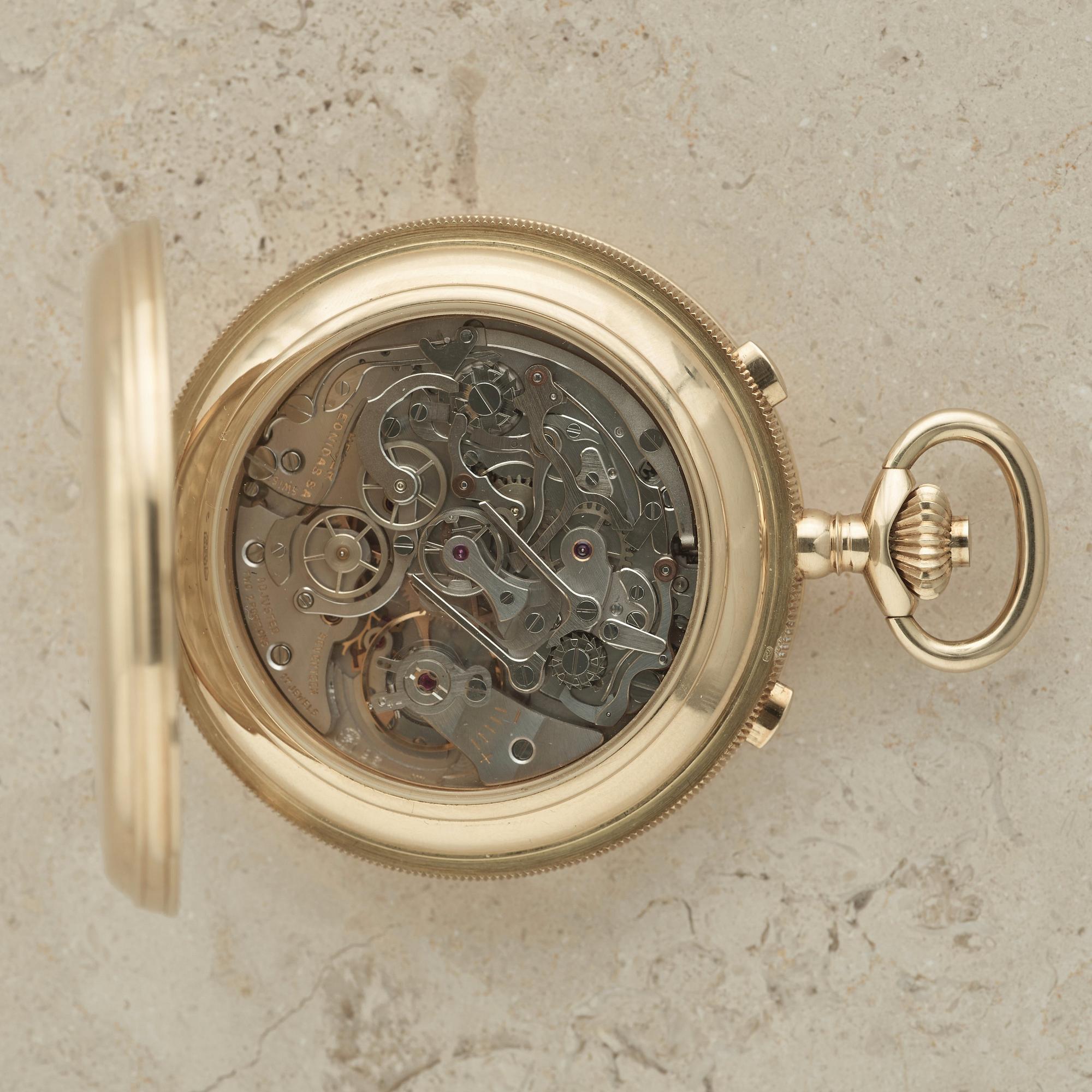 ED. HEUER & Cie, 125ème, pocket watch, 58 mm, hunting case,
