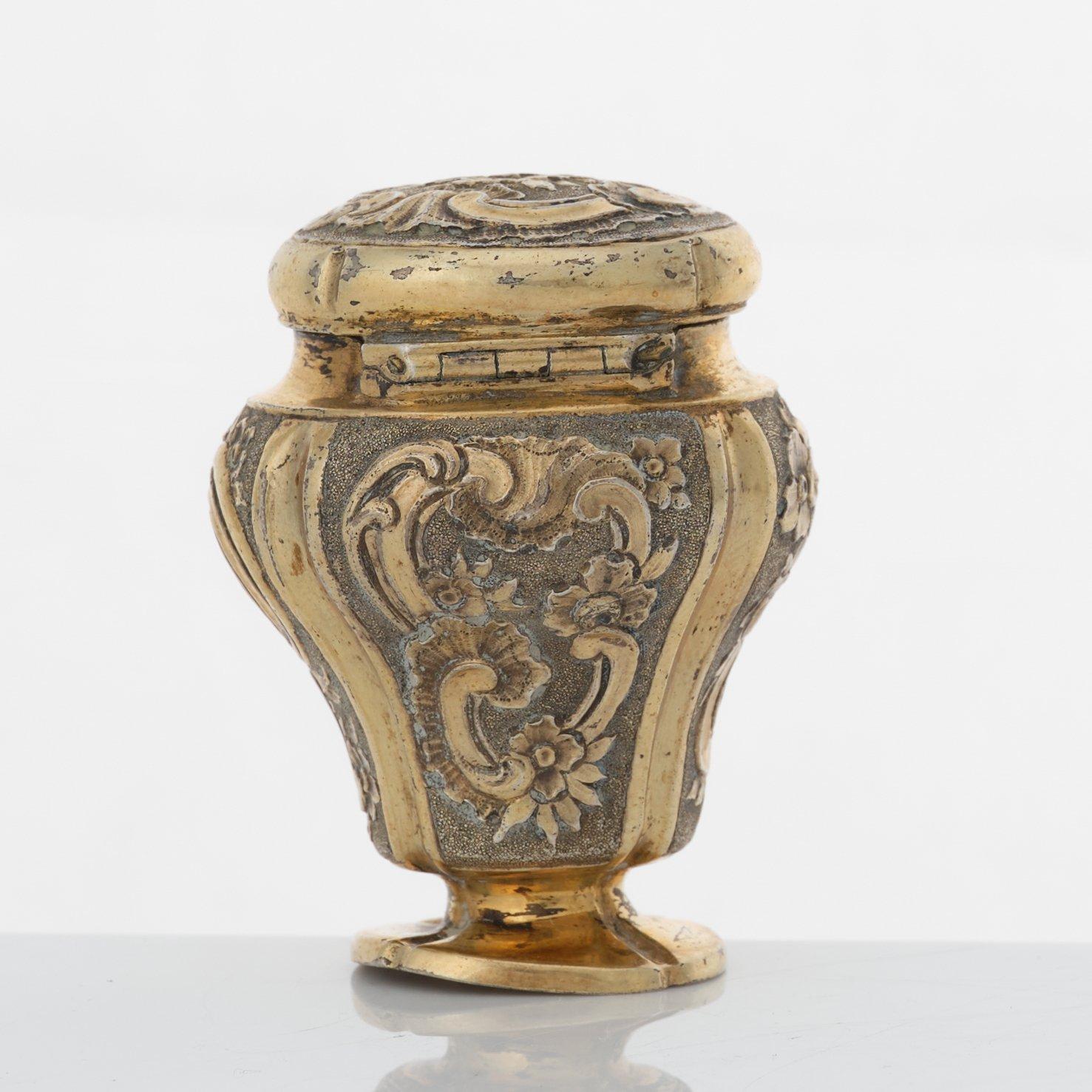 A Swedish Rococo silver-gilt snuff-box, mark of Johan Collin (Stockholm 1735-1759-).