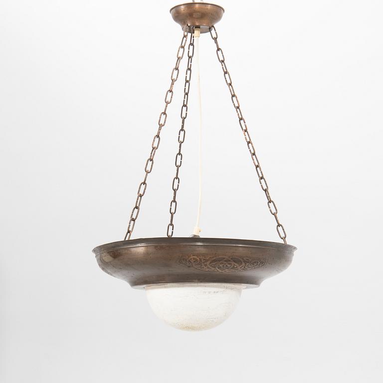 Ceiling lamp, first half of the 20th century.