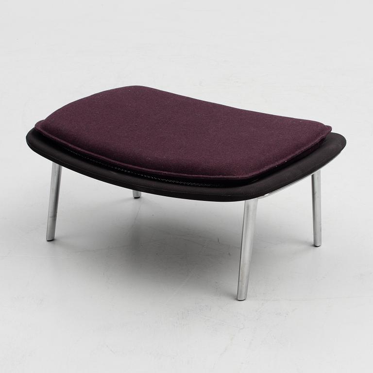 Ronan & Erwan Bouroullec, "Slow chair", Vitra, armchair and footstool.