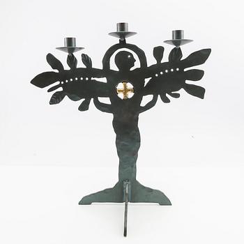 Bertil Vallien, candelabra, Boda Smide, late 20th century.