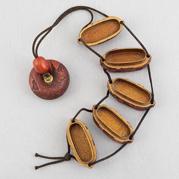 Inro, lackarbete, Japan, Meiji (1868-1912).