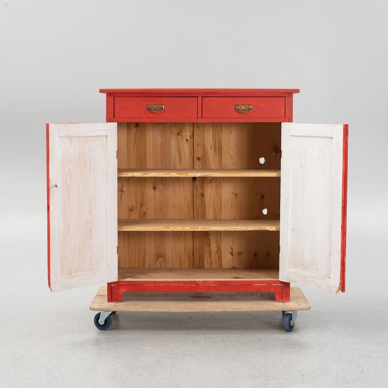 A painted sideboard, around 1900.