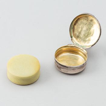 Dosa, silver, rokoko, Sverige 1700-tal.