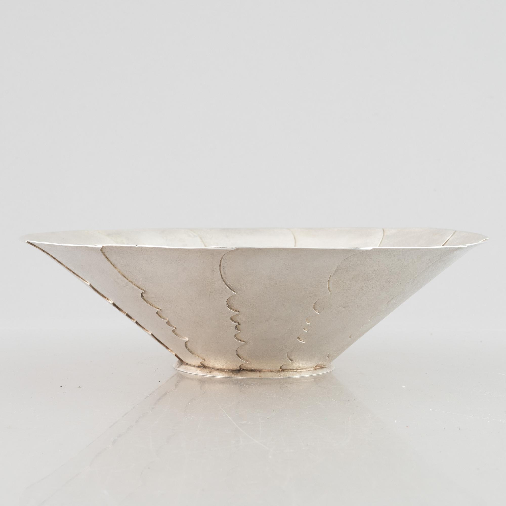 Horst H. Hild, skål, sterlingsilver, Stockholm, 1978.