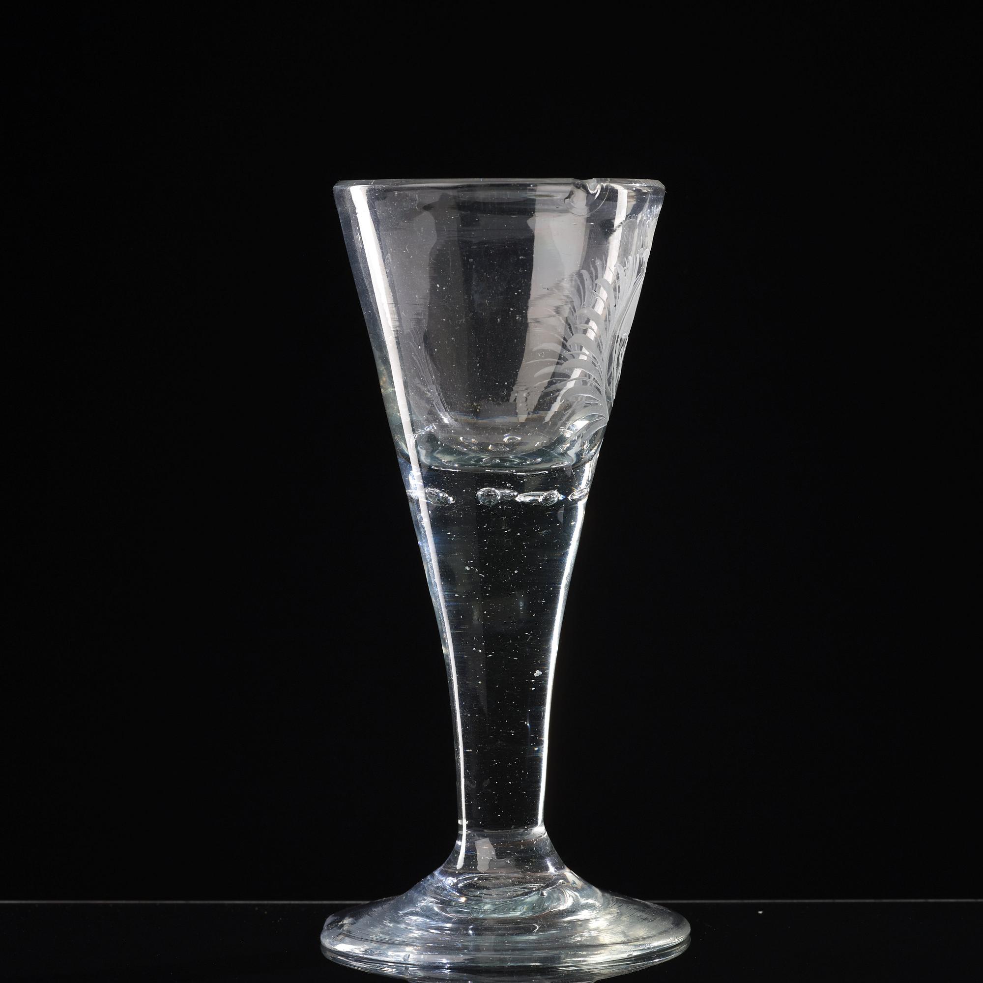 SPETSGLAS. Tyskland, 1700-tal.