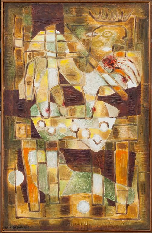 ERIK OLSON, olja på duk, signerad o daterad 1962.